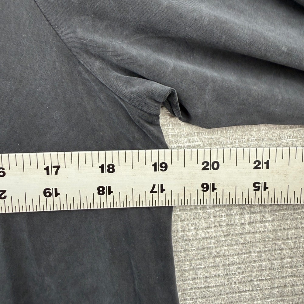 Eileen Fisher Black Long Sleeve Tunic Dress Sz M Shift A Line Casual Bouncy Soft - Picture 4 of 8